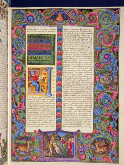 Fol.149r Segundo Evangelio de Marcos, de la Biblia de Borso d
