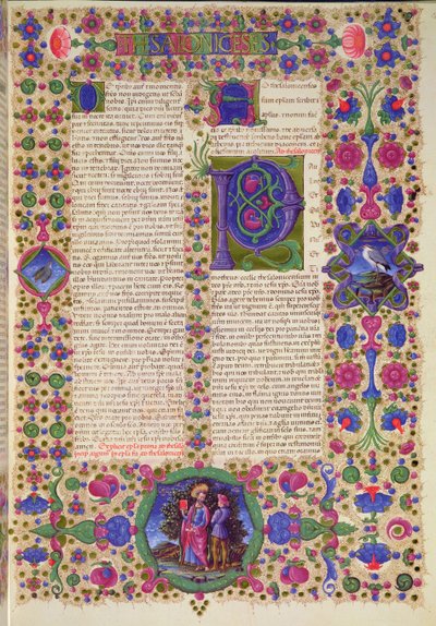 Fol.207r Segunda Carta de San Pablo a los Tesalonicenses, de la Biblia de Borso d
