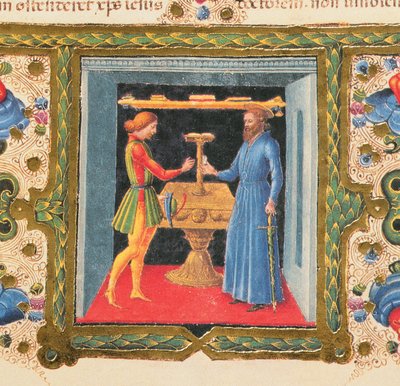 Fol.208r Carta de San Pablo a Timoteo, de la Biblia de Borso d
