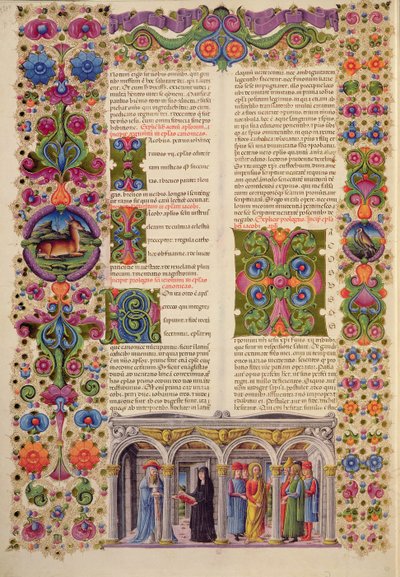 Fol.229 Libro de Jacob, de la Biblia de Borso d