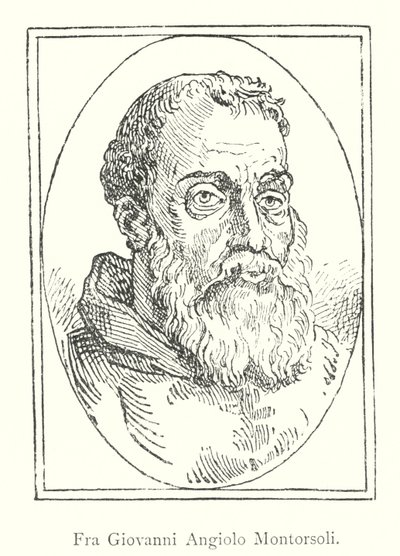 Fra Giovanni Angiolo Montorsoli (grabado) de Italian School