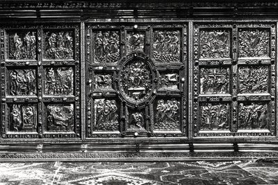 Frente del Altar de Wulvinius, presentado por Angilberto II en 835 de Italian School