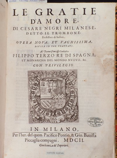 Frontispicio de Le Gratie d