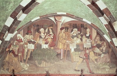 Mercado de frutas y verduras (fresco) (véase también 63046) de Italian School