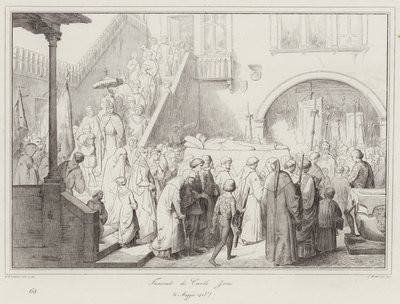 Funerales de Carlo Zeno de Italian School