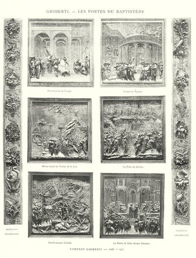 Ghiberti, Las Puertas del Baptisterio, Lorenzo Ghiberti de Italian School