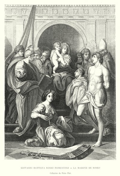 Giovanni Battista Rosso Fiorentino, La Madonna de Rosso, Colección del Palacio Pitti de Italian School
