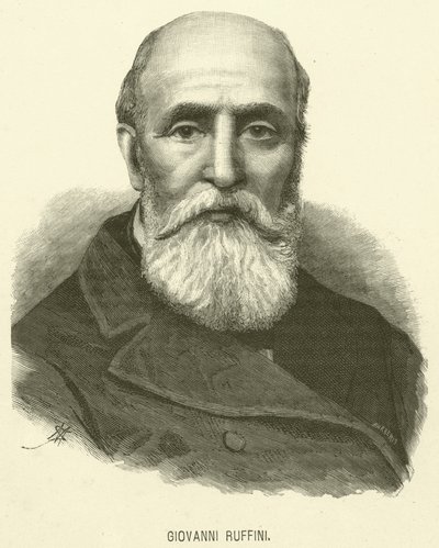 Giovanni Ruffini (grabado) de Italian School