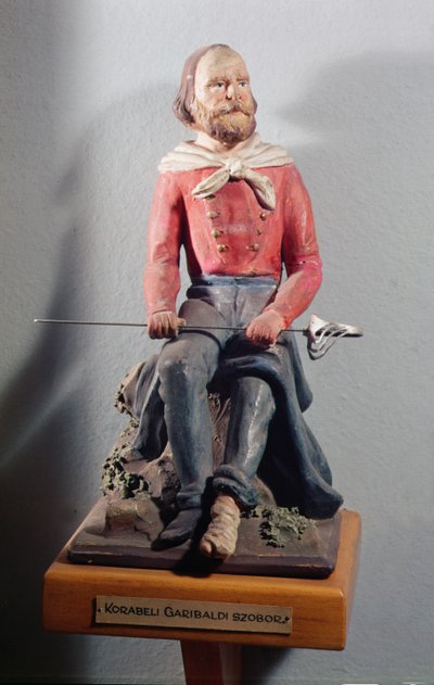 Giuseppe Garibaldi (1807-82), c.1860 (terracota pintada) de Italian School