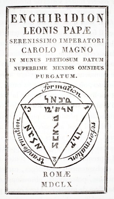 Grimorio del Papa León III de Italian School
