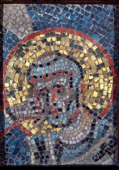 Cabeza de San Ambrosio, primera mitad del siglo IX de Italian School