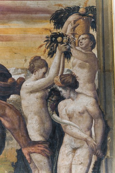 Hércules matando a Anteo, del Salón Amarillo de Italian School