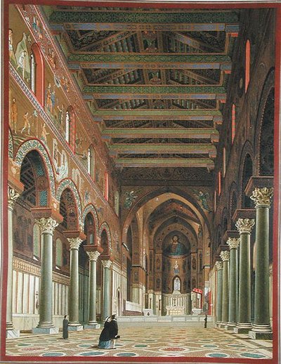 Interior del Duomo di Monreale, Sicilia de Italian School