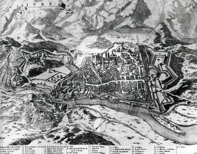 Ivrea y sus fortificaciones de Italian School