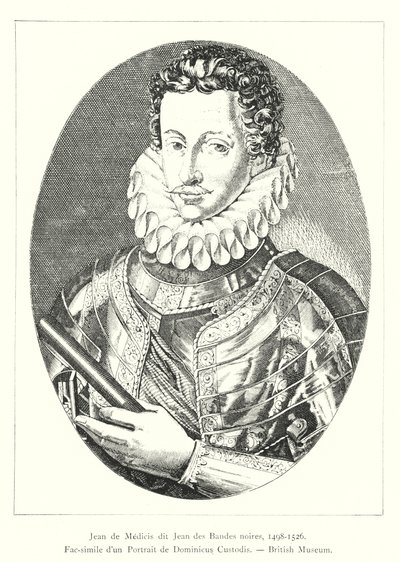 Jean de Medicis llamado Jean de las Bandas Negras de Italian School