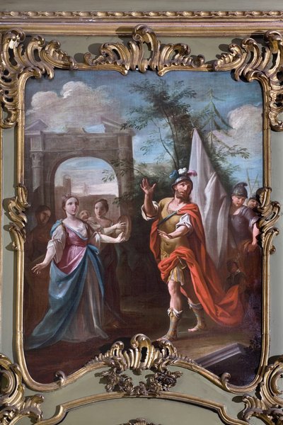 El voto de Jefté de Italian School