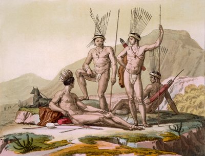 Hotentotes Korah del Cabo, c.1820s-30s de Italian School