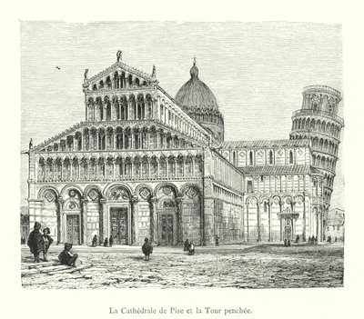 La Catedral de Pisa y la Torre inclinada de Italian School