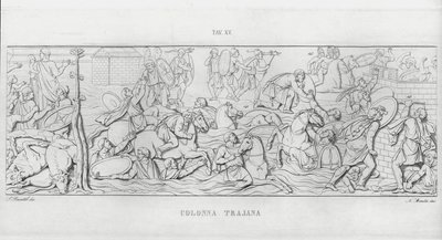 La Colonna Trajana, Columna de Trajano de Italian School