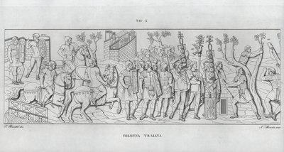 La Columna Trajana de Italian School
