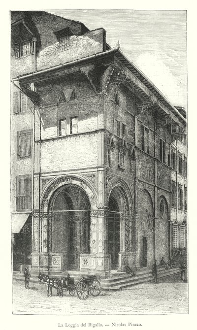 La Loggia del Bigallo, Nicolas Pisano de Italian School