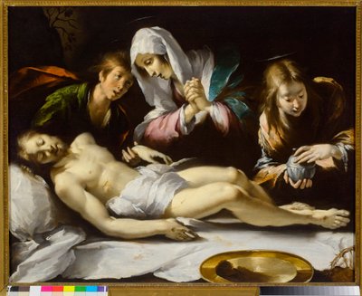 Lamentación sobre el Cristo muerto, 1615/17 de Italian School