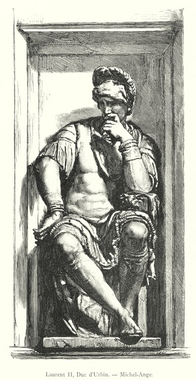 Lorenzo II, Duque de Urbino, Miguel Ángel de Italian School