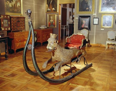 Trineo de león de Italian School