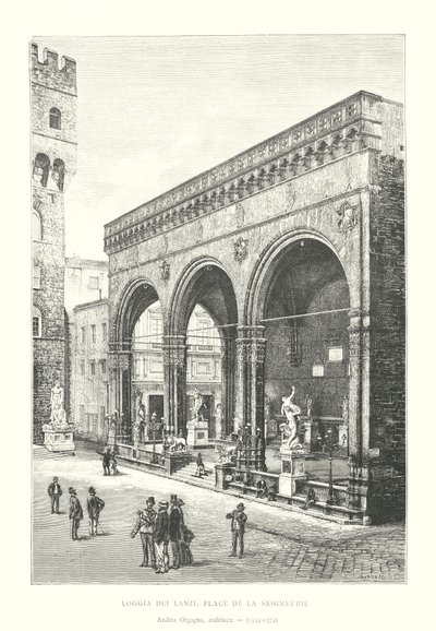 Loggia dei Lanzi, Place de la Seigneurie de Italian School