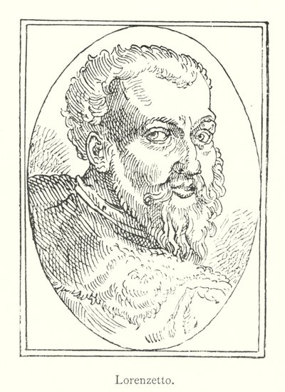 Lorenzetto (grabado) de Italian School