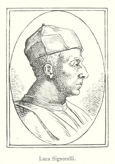 Luca Signorelli (grabado) de Italian School