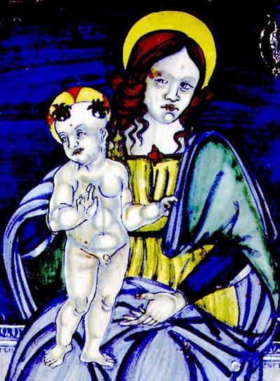 Madonna y Niño de Italian School