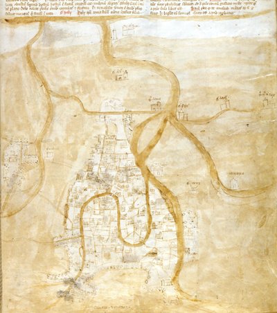 Mapa de Venecia de Italian School