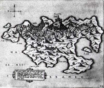 Mapa de la Isla de Zante, un Bastión Veneciano contra los Turcos de Italian School