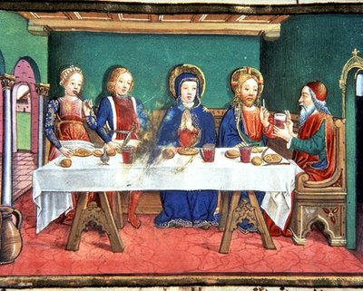 Bodas de Caná (vitela) de Italian School