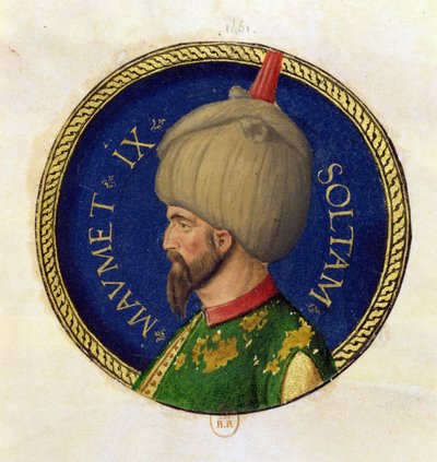 Mehmed II (1432-81) llamado Fatih, el Conquistador de Italian School
