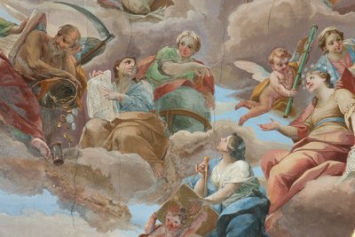 Milán, Iglesia de San Francisco de Paula, Sala de los Frescos del Palacio de Italian School