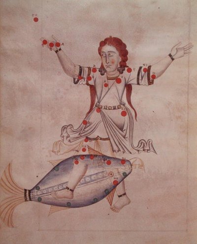 Ms.1036 La constelación de Piscis, de 