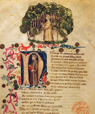 Ms It.474 Escena de apertura de 