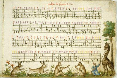 Partitura de Compositione di Meser Vincenzo Capirola compuesta por Vincenzo Capirola (1474-1548) de Italian School