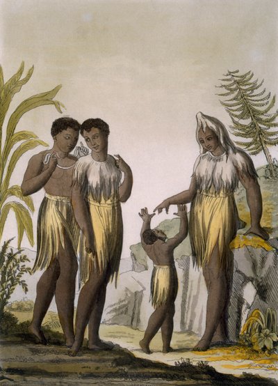 Nativos de Cazegut, África Occidental, c.1820s-30s de Italian School