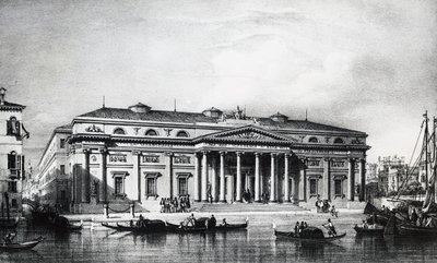 Proyecto del siglo XIX para la Academia de Bellas Artes de Venecia, grabado, Italia siglo XIX de Italian School