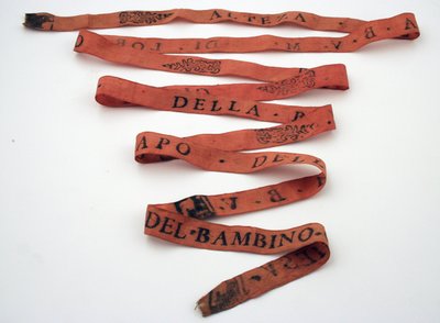 Cinta de peregrino naranja de Italian School