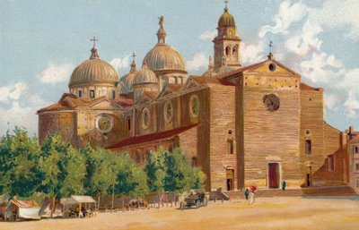 Padua / Padua: Basílica de Santa Justina (cromolito) de Italian School
