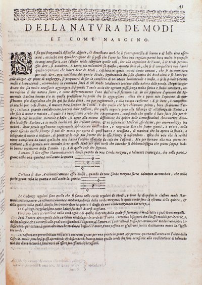 Página tomada de El arte del contrapunto por Giovanni Maria Artusi de Italian School