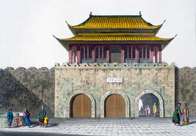 Torres de la Pagoda de Nankín, c.1820s-30s de Italian School