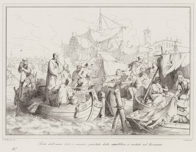 Peste del año 1576 y socorros prestados por la república a los enfermos en el Lazzaretto de Italian School
