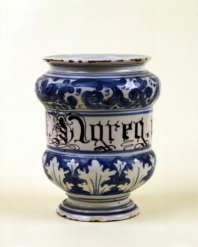 Jarrón de farmacia: albarella. Museo de Ciencia y Tecnología, Milán de Italian School