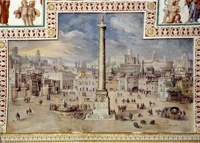 Piazza Colonna, Roma de Italian School