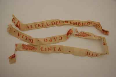 Cinta blanca de peregrino, siglo XVII de Italian School